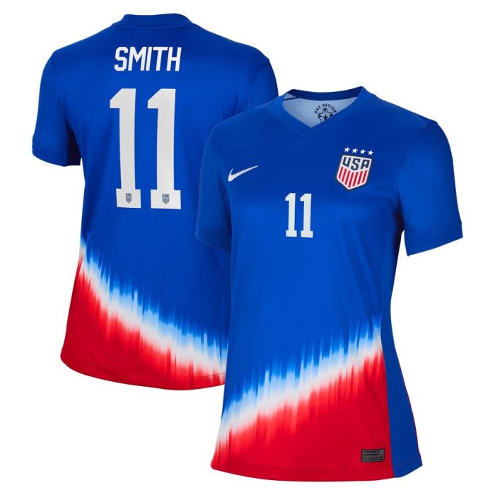 Sophia Smith USWNT Women's 2024 Away Stadium Replica Player Jersey-Royal