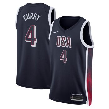 Stephen Curry Men's USA Basketball Unisex 2024 Swingman Player Jersey - Navy