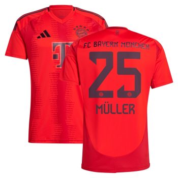 Thomas Muller Bayern Munich 2024/25 Home Replica Player Jersey - Red