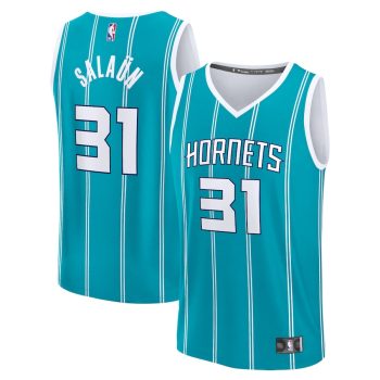 Tidjane Salaun Charlotte Hornets 2024 NBA Draft Fast Break Player Jersey - Icon Edition - Teal