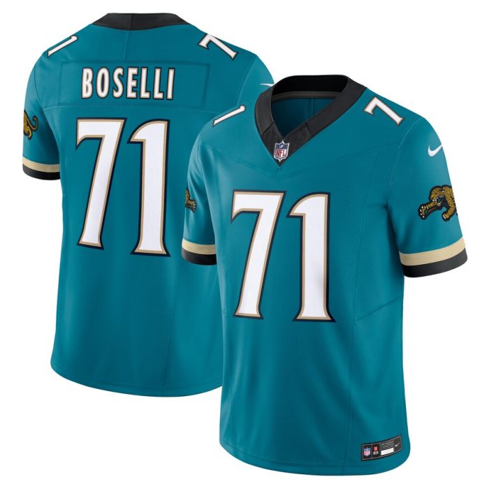 Tony Boselli Jacksonville Jaguars Prowler Throwback Vapor F.U.S.E. Limited Retired Player Jersey - Teal