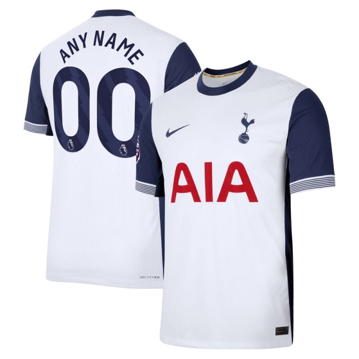 Tottenham Hotspur 2024/25 Home Custom Jersey - White