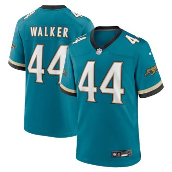 Travon Walker Jacksonville Jaguars Prowler Throwback Player Game Jersey - Teal