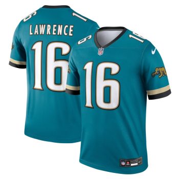 Trevor Lawrence Jacksonville Jaguars Prowler Throwback Legend Jersey - Teal