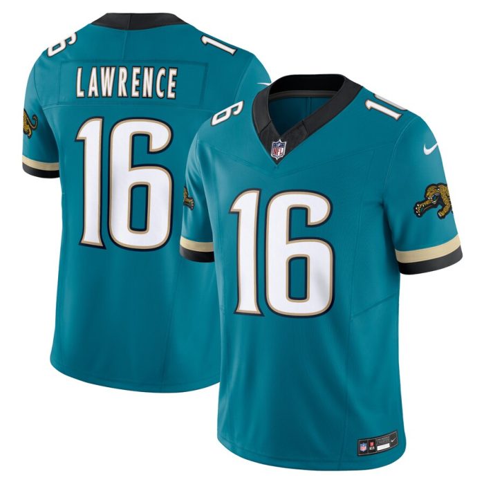 Trevor Lawrence Jacksonville Jaguars Prowler Throwback Vapor F.U.S.E. Limited Jersey - Teal