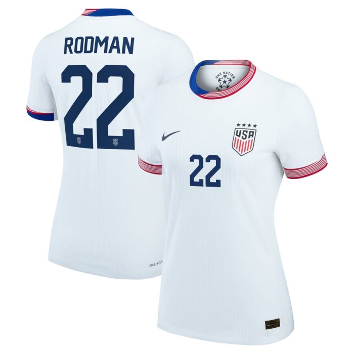 Trinity Rodman USWNT Women's 2024 Home Jersey - White