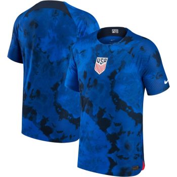 USMNT 2022/23 Away Vapor Match Authentic Blank Jersey - Blue