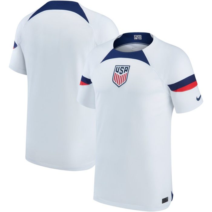 USMNT 2022/23 Home Breathe Stadium Replica Blank Jersey - White