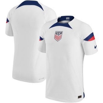 USMNT 2022/23 Home Vapor Match Authentic Blank Jersey - White