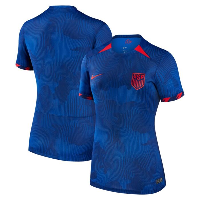 USMNT Women's 2023 Away Authentic Jersey - Royal