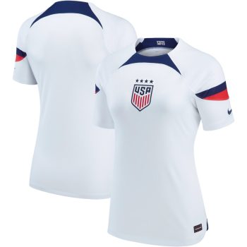 USWNT Women's 2022/23 Home Breathe Stadium Replica Blank Jersey - White