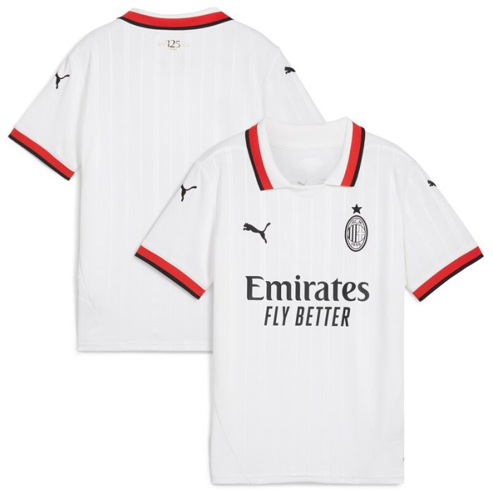 AC Milan Youth 2024/25 Away Replica Jersey - White