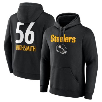 Alex Highsmith Pittsburgh Steelers Team Wordmark Player Name & Number Pullover Hoodie - Black