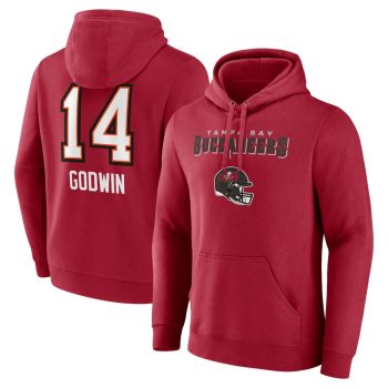 Chris Godwin Tampa Bay Buccaneers Team Wordmark Player Name & Number Pullover Hoodie - Red