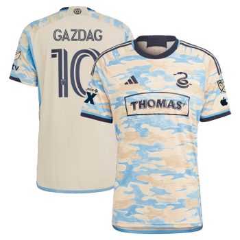 Daniel Gazdag Philadelphia Union 2024 Secondary Player Jersey - Tan