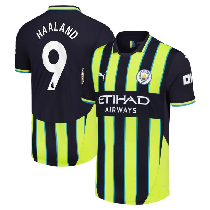 Erling Haaland Manchester City 2024/25 Away Player Jersey - Navy