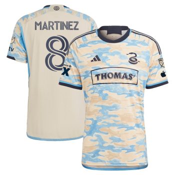 Jose Martinez Philadelphia Union 2024 Secondary Player Jersey - Tan