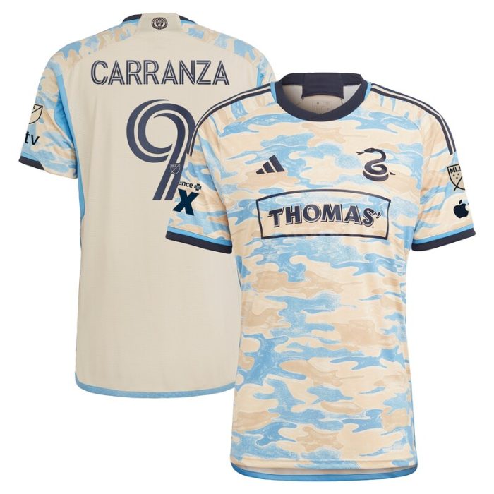 Julian Carranza Philadelphia Union 2024 Secondary Player Jersey - Tan