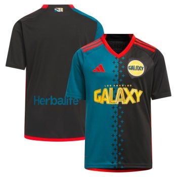 LA Galaxy Youth 2024 Archive Replica Jersey - Black