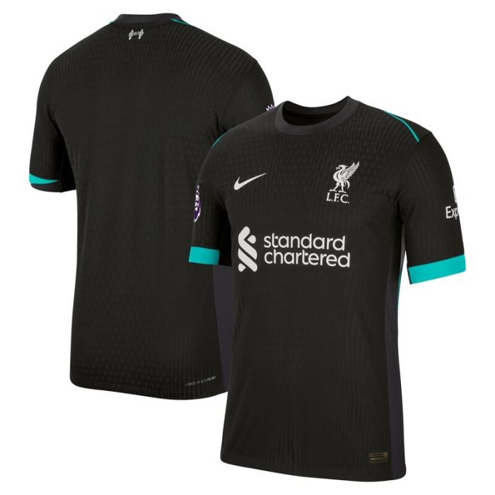 Liverpool 2024/25 Away Blank Patch Jersey - Forest Green