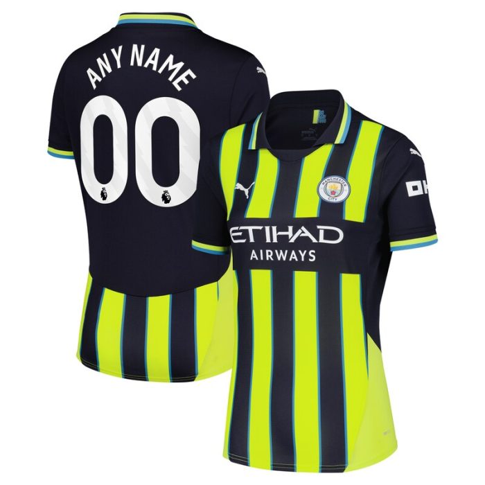 Manchester City Women 2024/25 Away Replica Custom Jersey - Navy