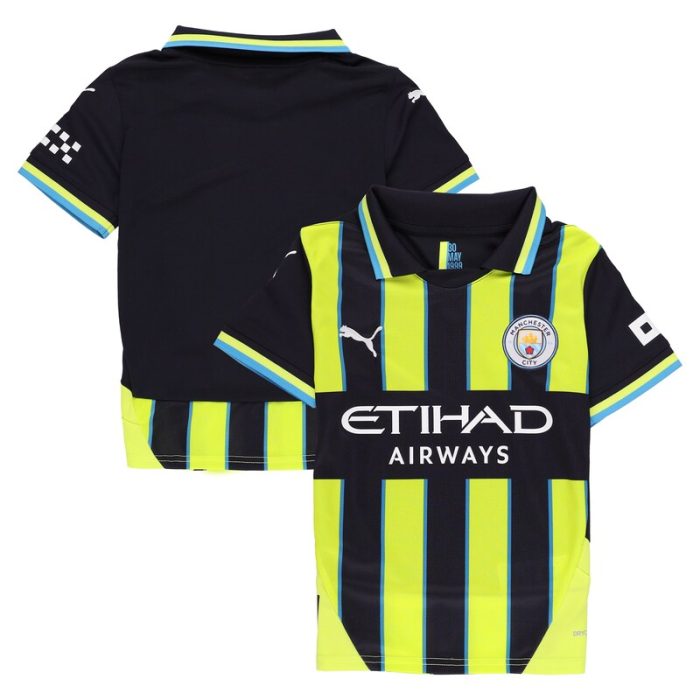 Manchester City Youth 2024/25 Away Replica Jersey - Navy