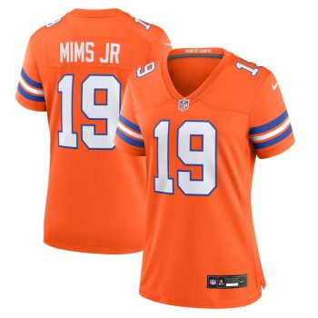 Marvin Mims Jr Denver Broncos Women's Mile High Collection 1977 Throwback Player Game Jersey - Orange