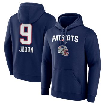 Matthew Judon New England Patriots Team Wordmark Player Name & Number Pullover Hoodie - Navy