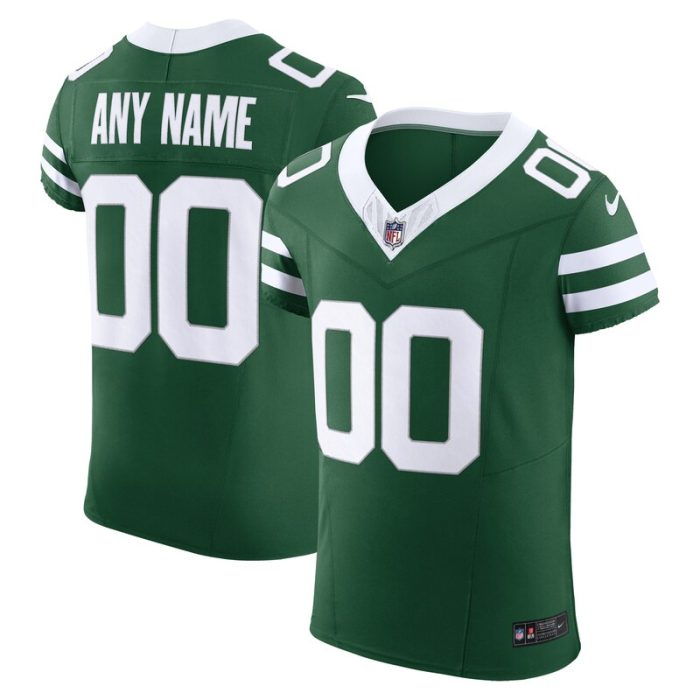 New York Jets Vapor F.U.S.E. Elite Custom Jersey - Legacy Green