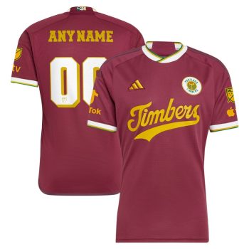 Portland Timbers 2024 Archive Custom Jersey - Red