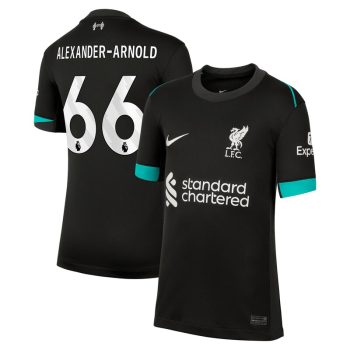 Trent Alexander-Arnold Liverpool Youth 2024/25 Away Replica Jersey - Forest Green