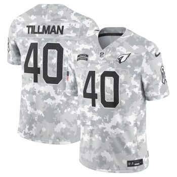 Arizona Cardinals #40 Pat Tillman Arctic Camo 2024 F.U.S.E. Salute to Service Limited Football Stitched Jersey