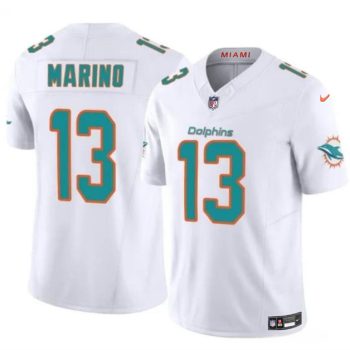 Miami Dolphins #13 Dan Marino White 2023 F.U.S.E Vapor Limited Football Stitched Jersey