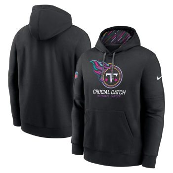 Tennessee Titans 2024 NFL Crucial Catch Club Pullover Hoodie - Black