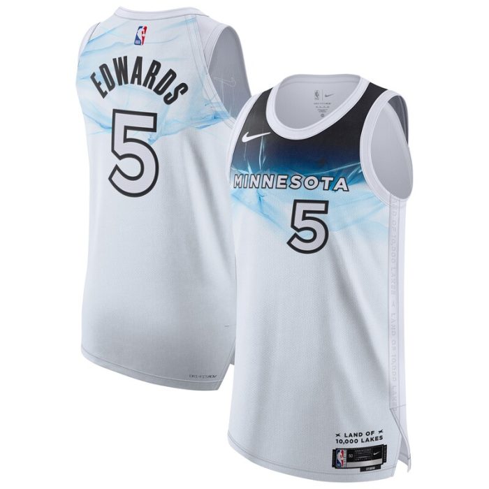 Anthony Edwards Minnesota Timberwolves 2024/25 Player Jersey - City Edition - White