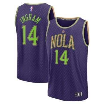 Brandon Ingram New Orleans Pelicans 2024/25 Fast Break Player Jersey - City Edition - Purple