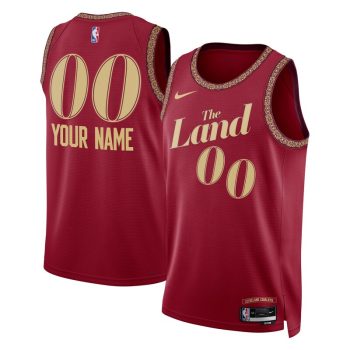 Cleveland Cavaliers Unisex 2023/24 Custom Swingman Jersey - Wine - City Edition