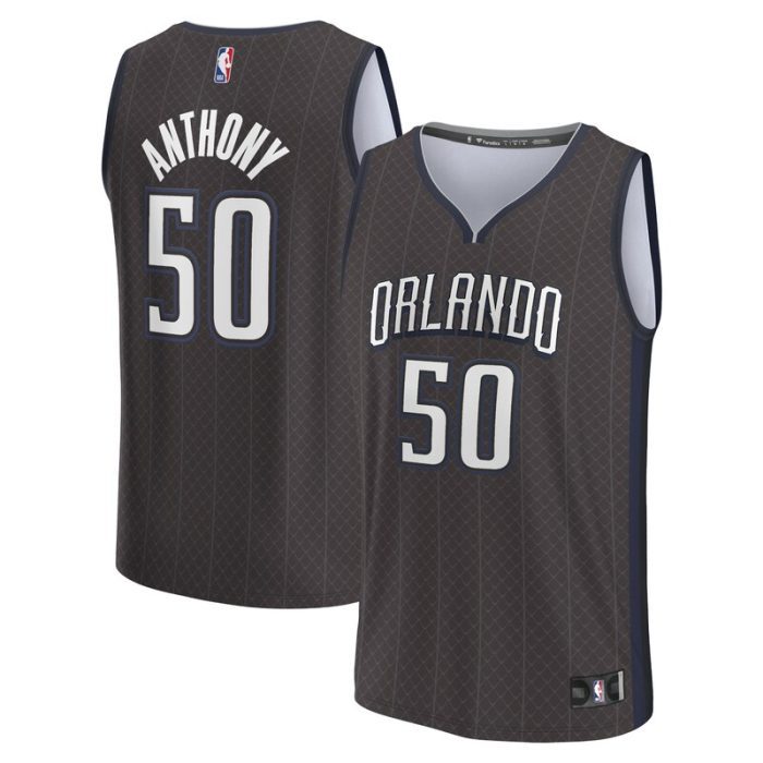 Cole Anthony Orlando Magic Fastbreak Jersey - City Edition - Black