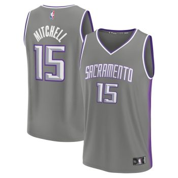 Davion Mitchell Sacramento Kings Fastbreak Jersey - City Edition - Gray