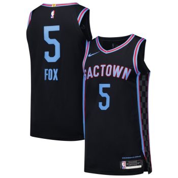 De'Aaron Fox Sacramento Kings Player Jersey - City Edition - Black