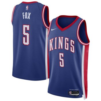 De'Aaron Fox Sacramento Kings Unisex 2024/25 Swingman Player Jersey - City Edition - Blue