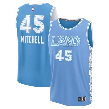 Donovan Mitchell Cleveland Cavaliers 2024/25 Fast Break Player Jersey - City Edition - Light Blue