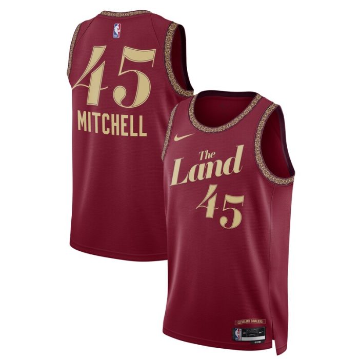 Donovan Mitchell Cleveland Cavaliers Unisex 2023/24 Swingman Jersey - Wine - City Edition