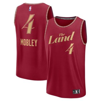 Evan Mobley Cleveland Cavaliers Fast Break Jersey - Wine - City Edition