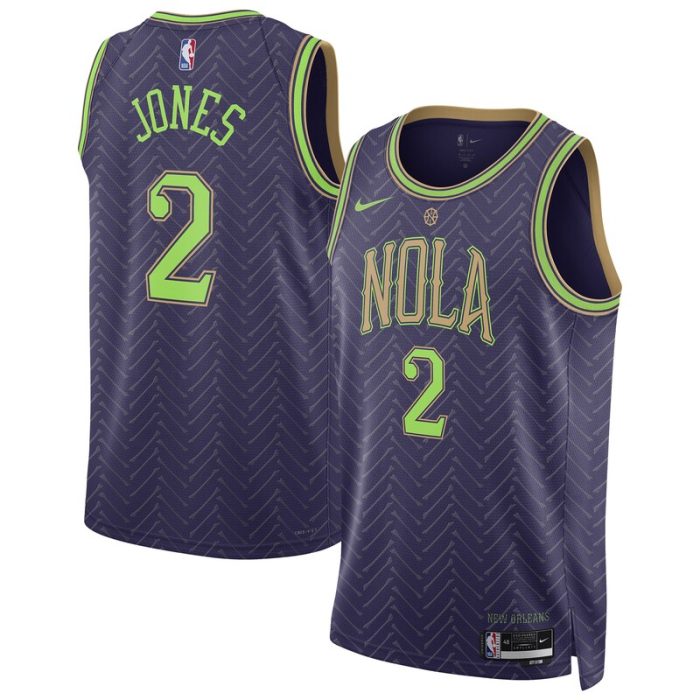 Herbert Jones New Orleans Pelicans Unisex 2024/25 Swingman Player Jersey - City Edition - Purple