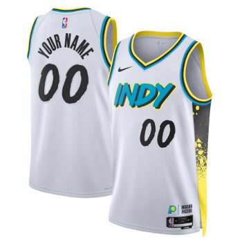 Indiana Pacers Unisex 2024/25 Custom Swingman Jersey - City Edition - White