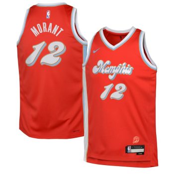 Ja Morant Memphis Grizzlies Youth 2024/25 Swingman Player Jersey - City Edition - Red