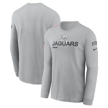 Jacksonville Jaguars 2024 Salute To Service Long Sleeve T-Shirt - Gray