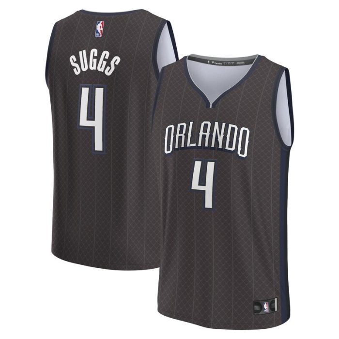 Jalen Suggs Orlando Magic Fastbreak Jersey - City Edition - Black