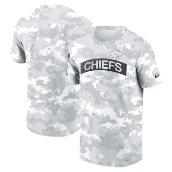 Kansas City Chiefs 2024 Arctic Camo Salute To Service Performance T-Shirt